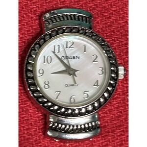Gruen Ladies Watch Sliver Tone Watch Only Quartz New Battery